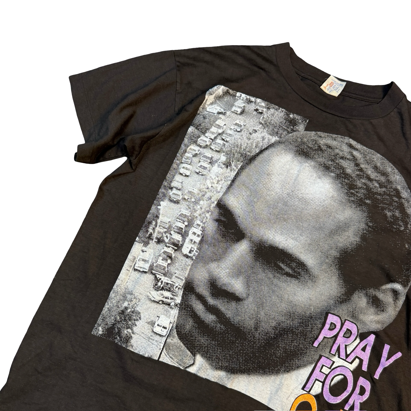 Vintage 90s OJ Simpson "Pray for O.J." Rap Tee