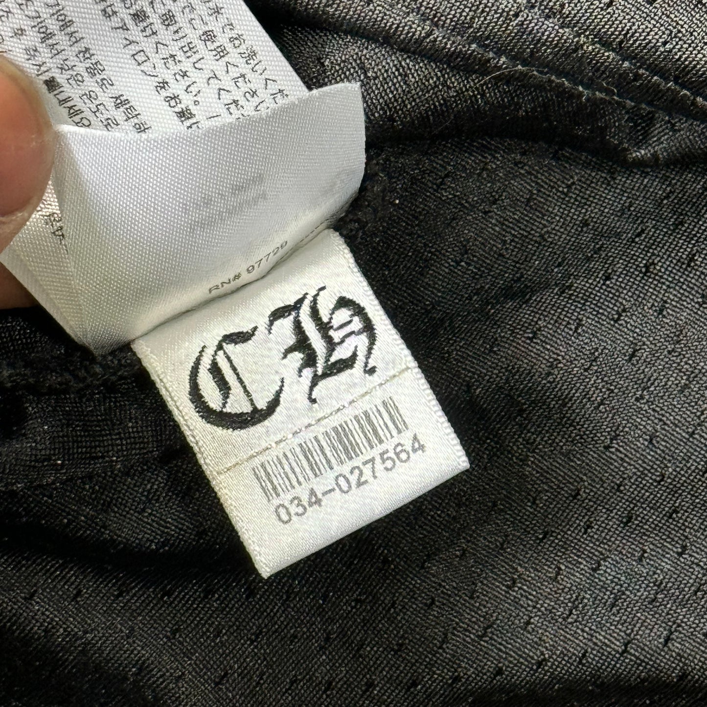 Chrome Hearts Mesh Long Sleeve Jersey