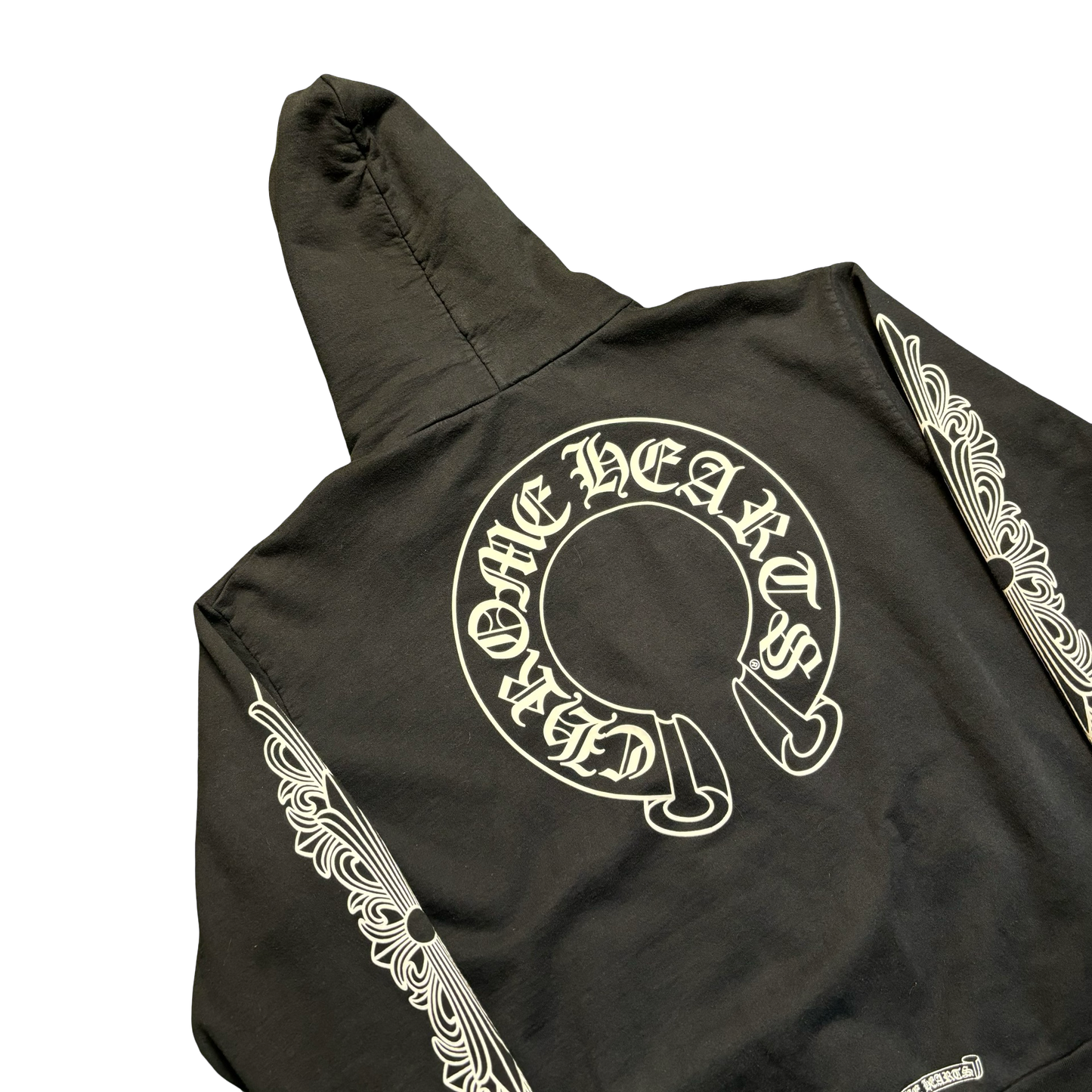Chrome Hearts Floral Zip-Up Hoodie