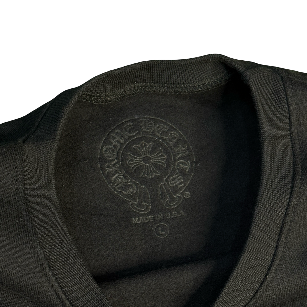 Chrome Hearts Scroll Logo Crewneck