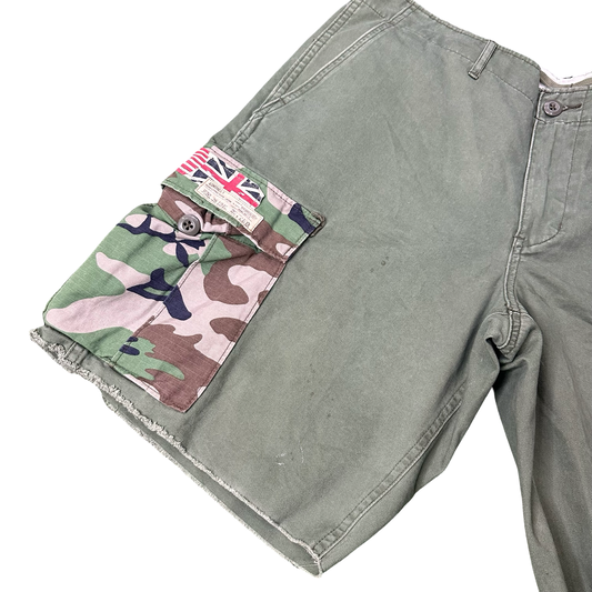 Ralph Lauren Camo Pocket Green Cargo Shorts