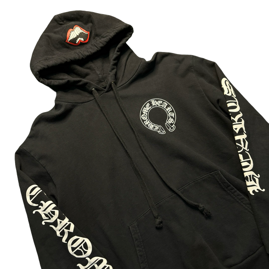 Chrome Hearts Black Chomper Scroll Hoodie