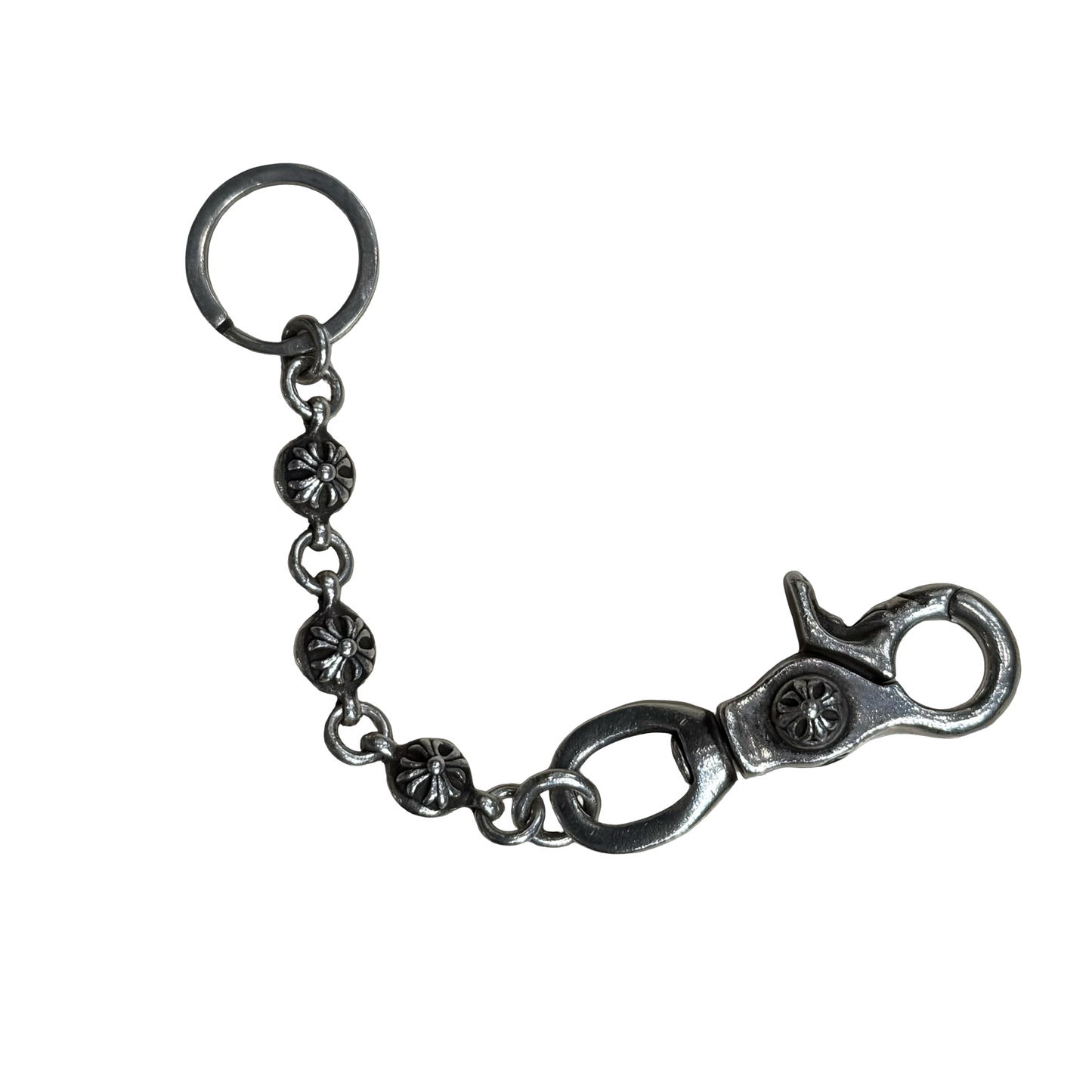 Chrome Hearts Cross Ball Keychain