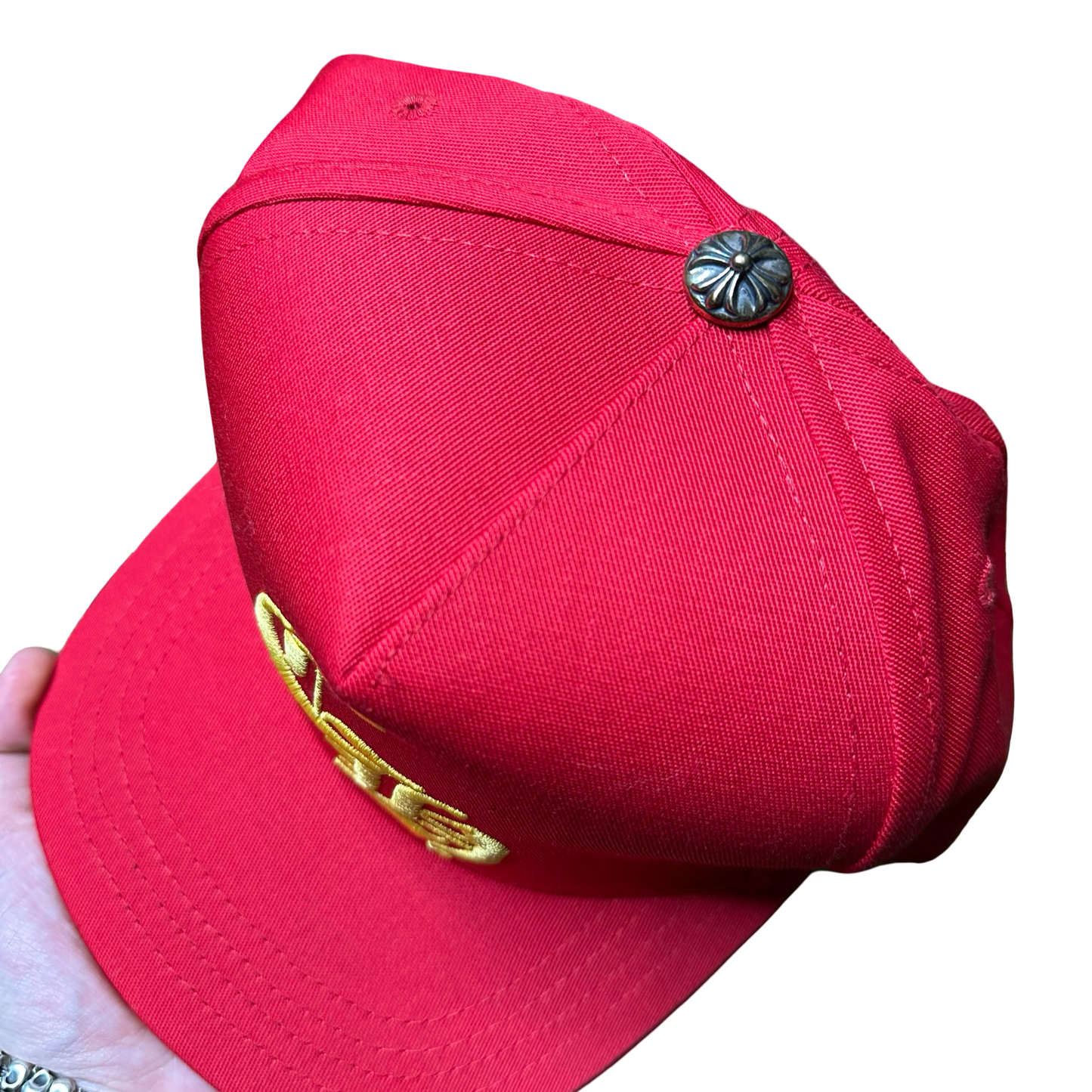 Chrome Hearts Red Trucker Hat