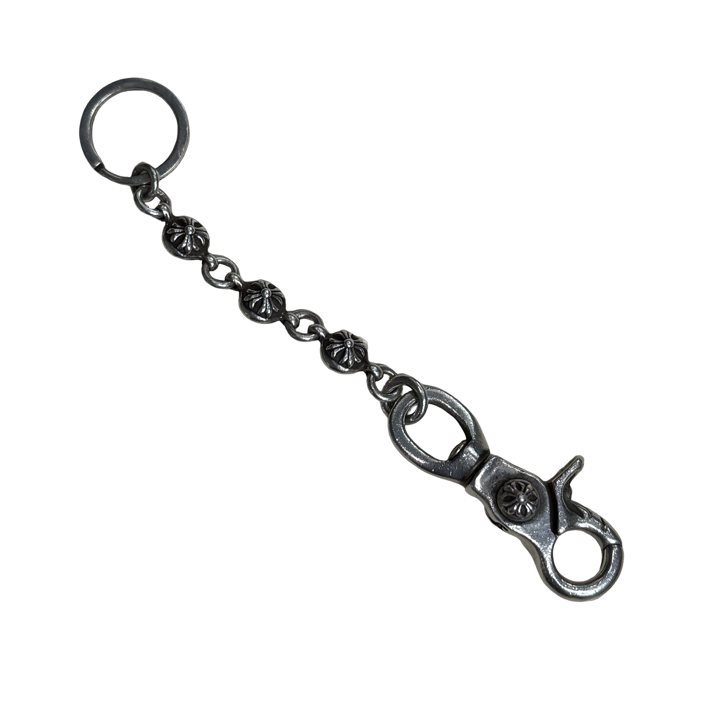Chrome Hearts Cross Ball Keychain