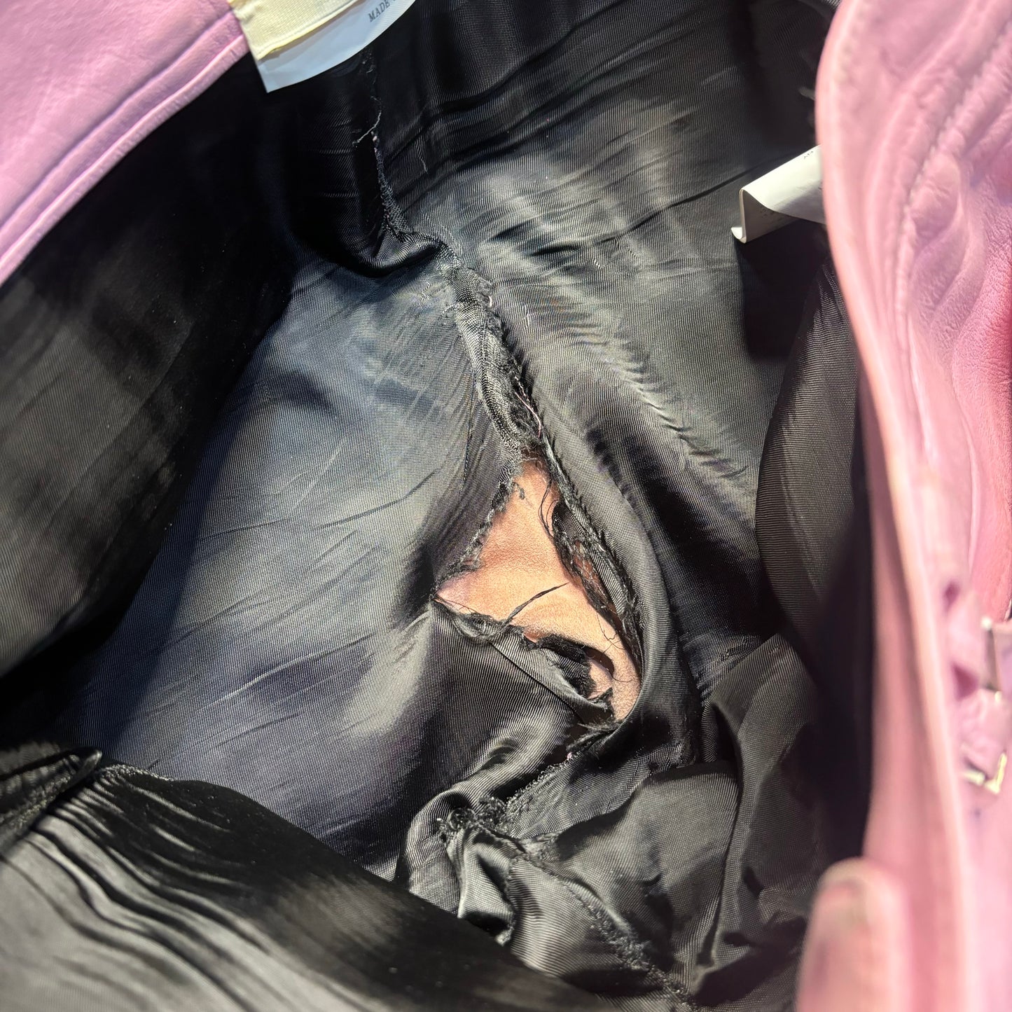 Alyx Pink Leather Biker Pants