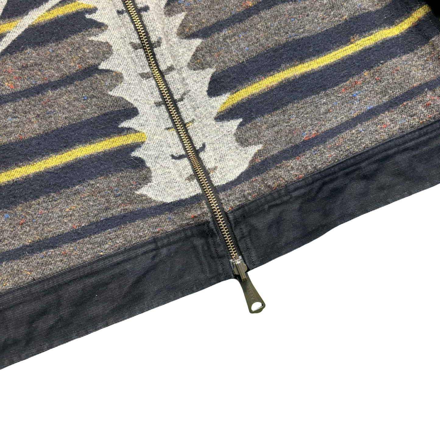 Kapital Denim Bone Lining Reversible Zip-Up Work Jacket