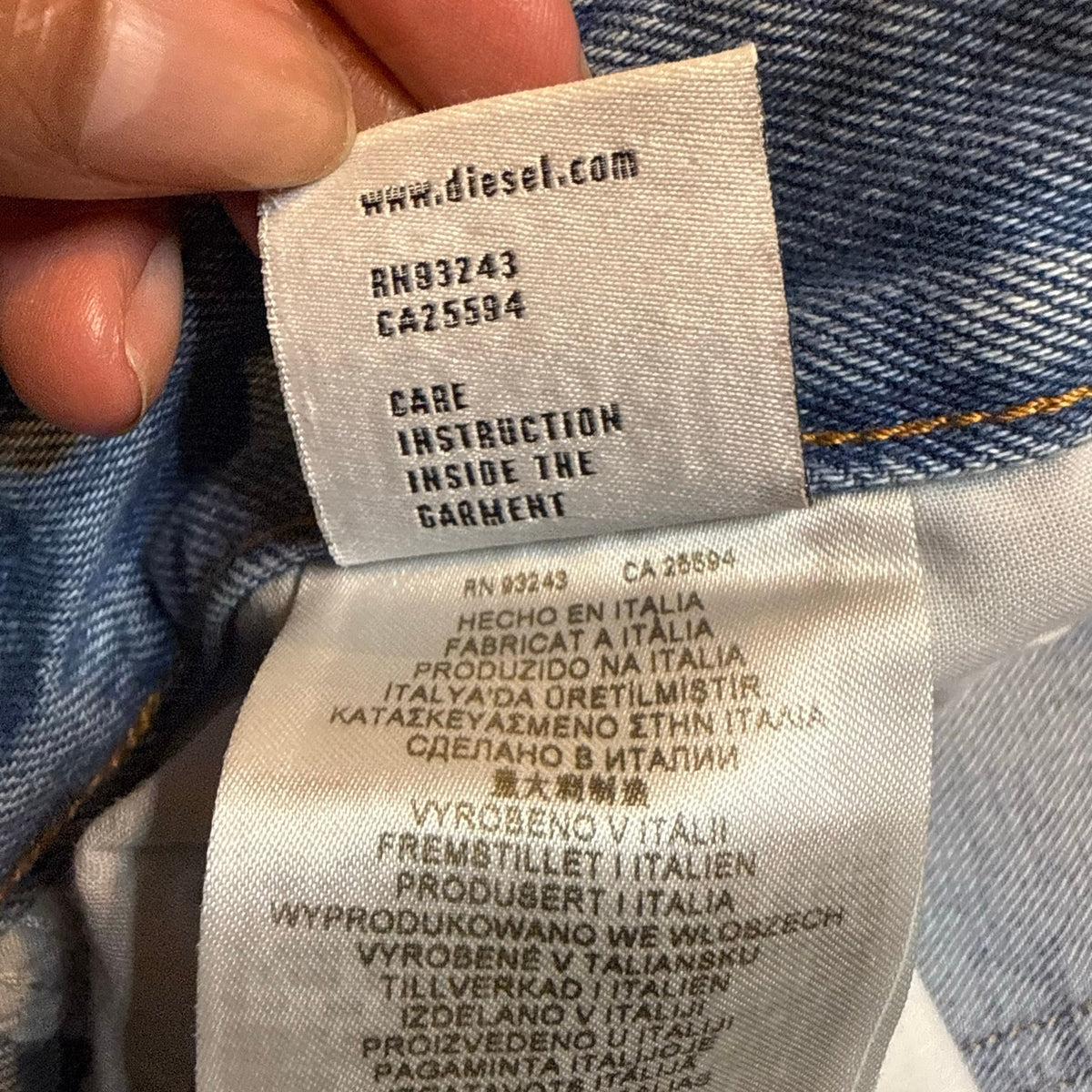 Diesel 1996 D-Sire-S1 Wide Jeans