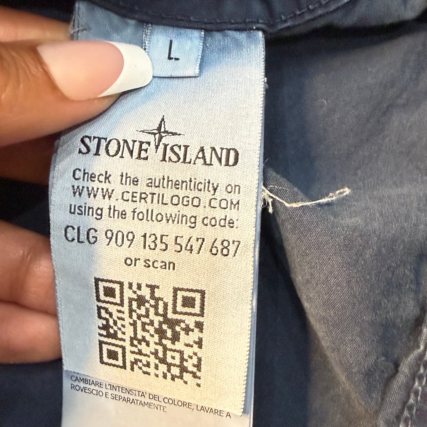 Stone Island Brushed Cotton Canvas Zip Overshirt