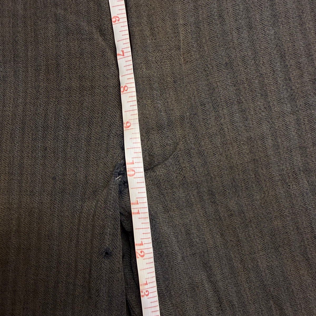 Vintage Distressed Herringbone Trousers