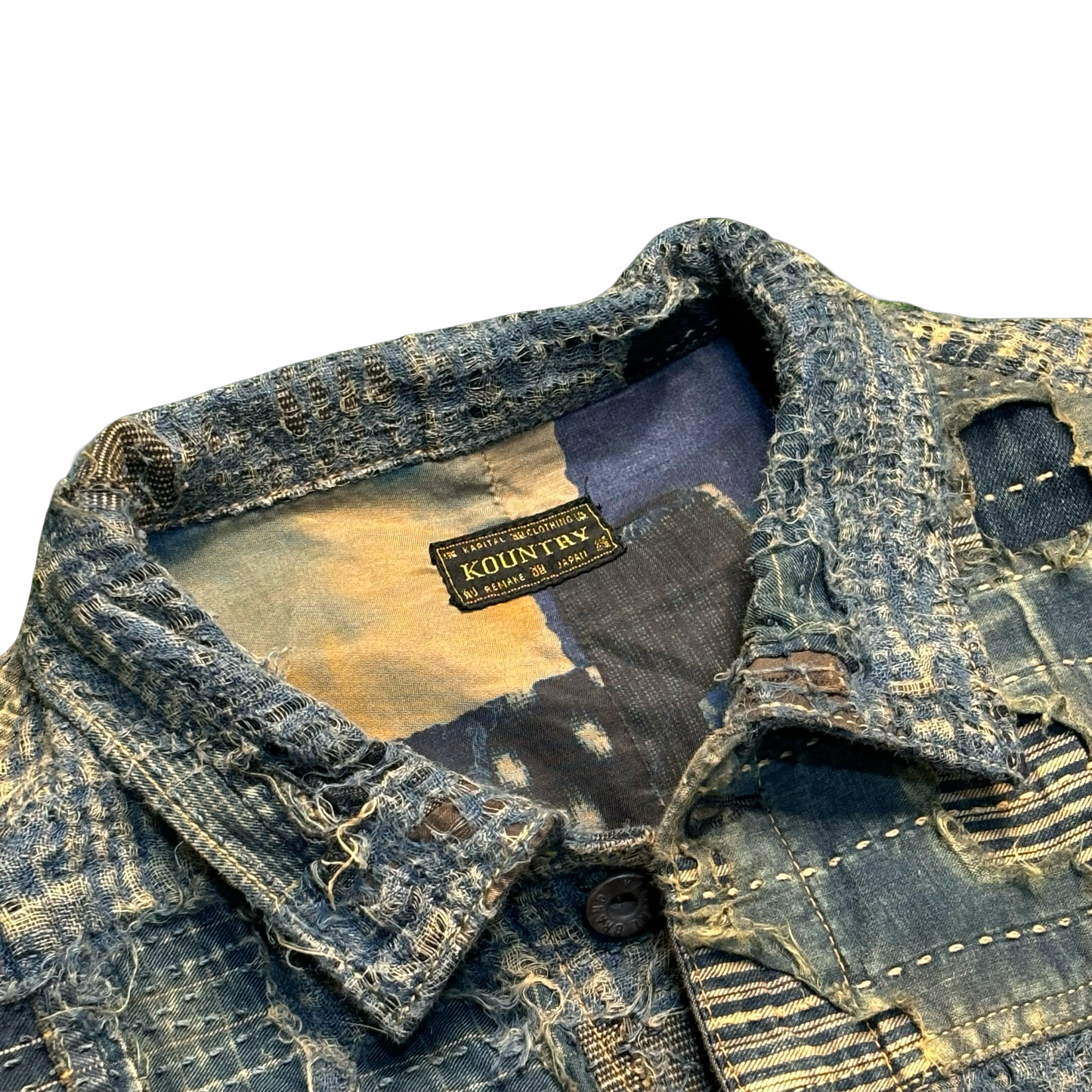 Kapital Distressed Boro Denim Jacket