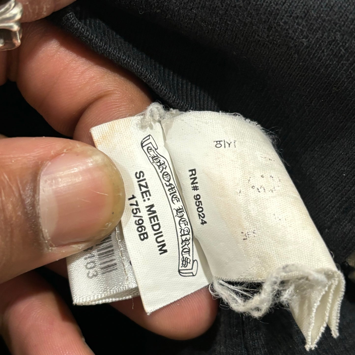 Chrome Hearts Thermal “F*ck You” Scroll Zip-Up Hoodie