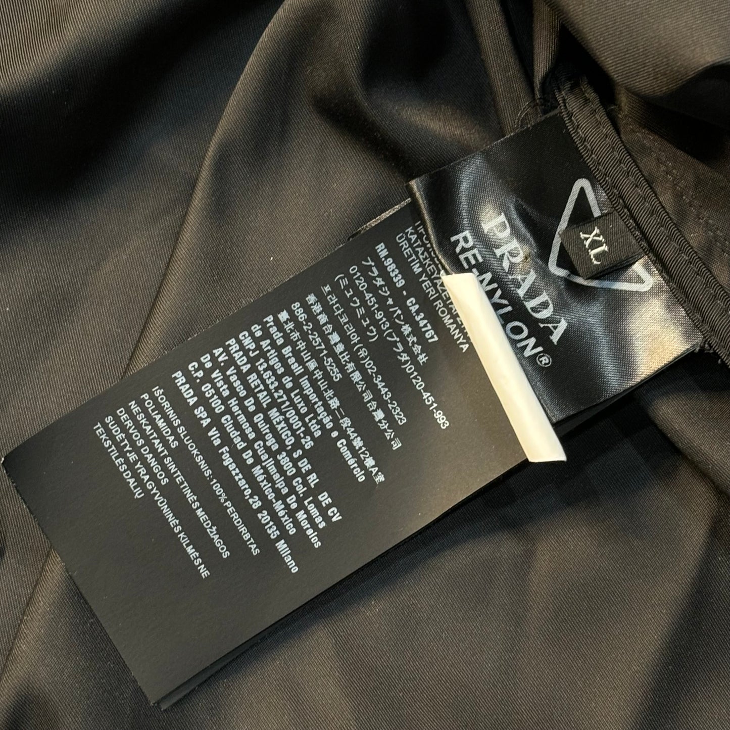 Prada Re Nylon Coaches Jacket