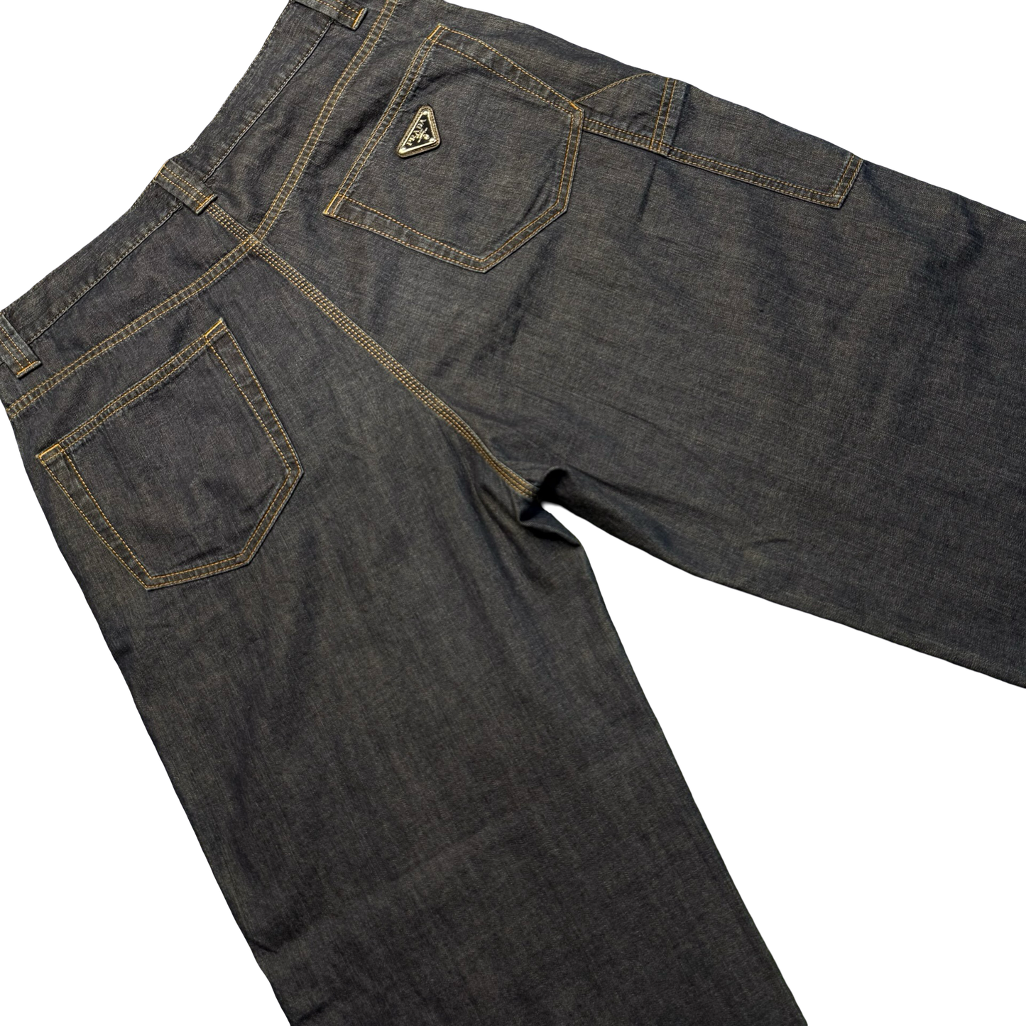 Prada Wide Leg Carpenter Denim