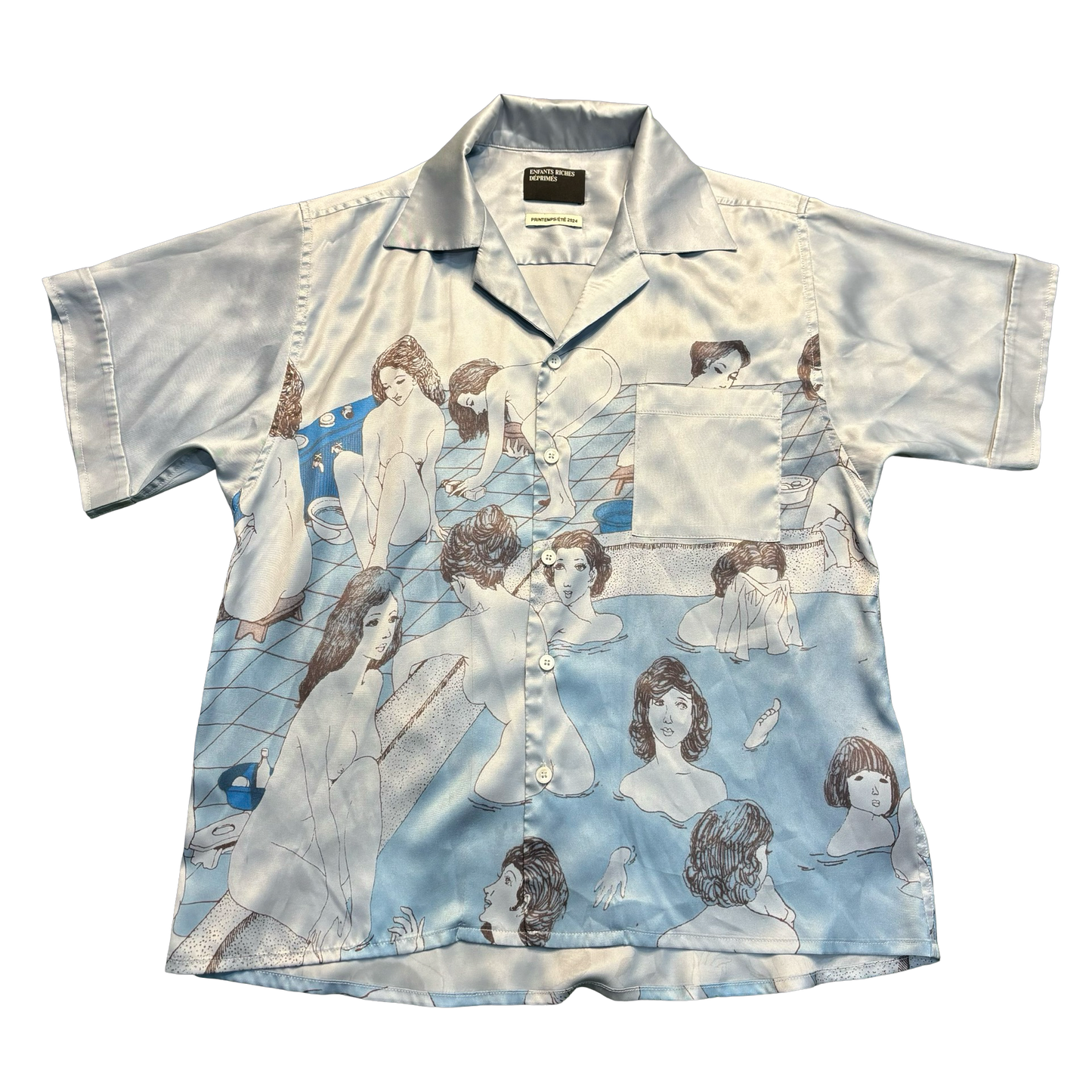 Enfants Riches Deprimes Bath House Silk Shirt