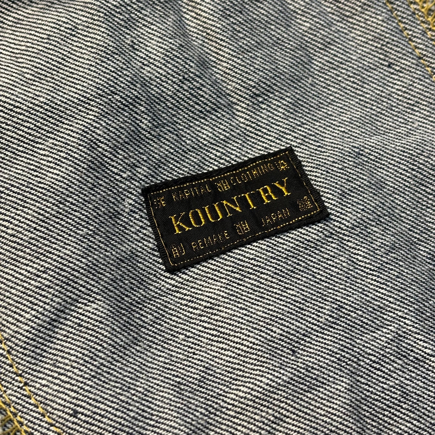Kapital Indigo Embroidered Bone Denim Jacket