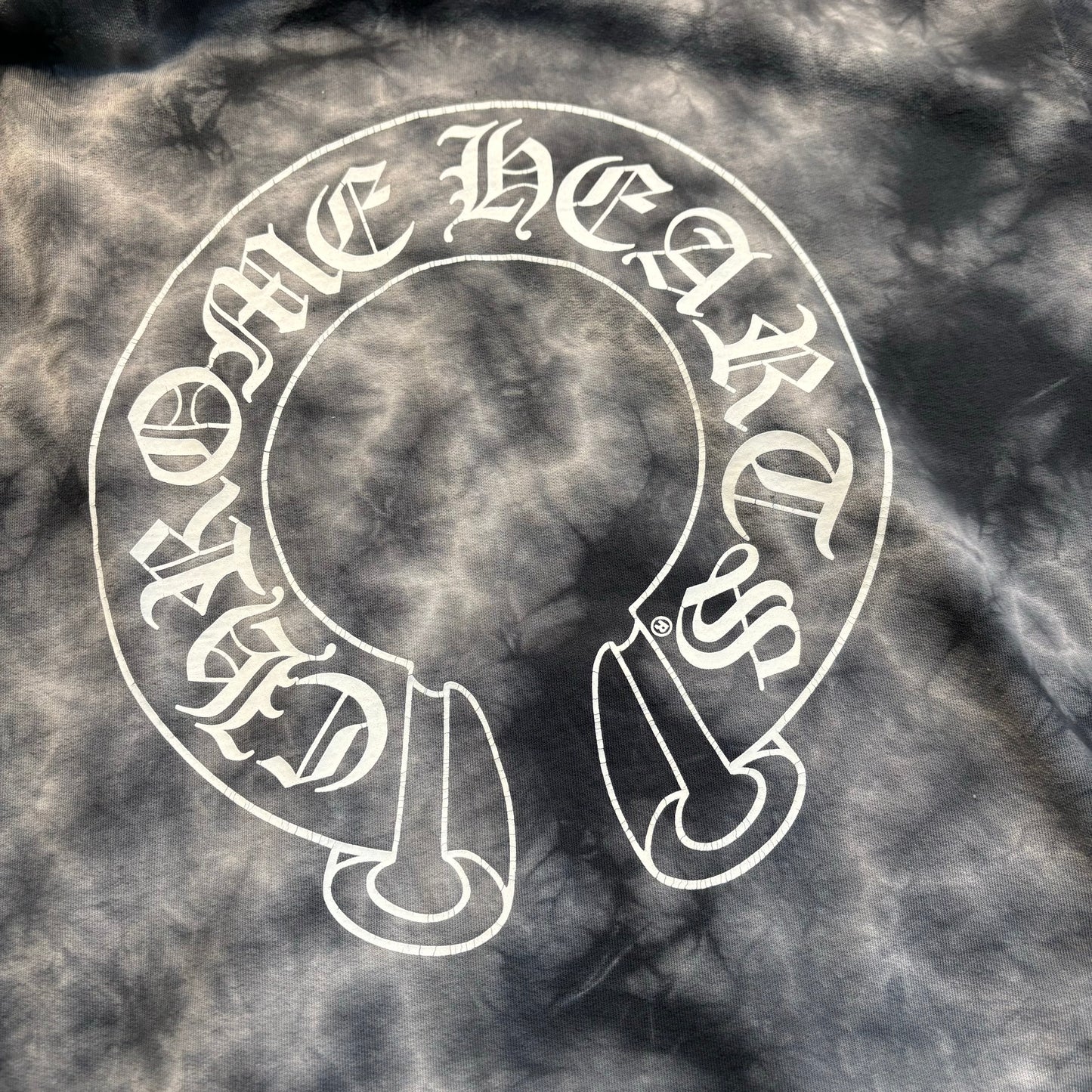 Chrome Hearts Tie Dye Horseshoe Logo Hoodie