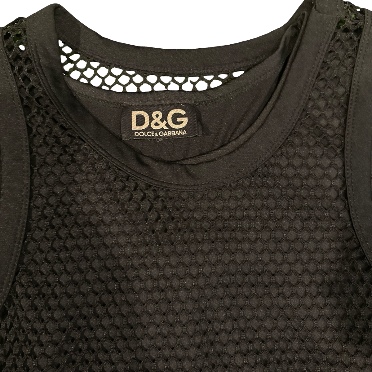 Vintage Dolce & Gabbana Fishnet Tank