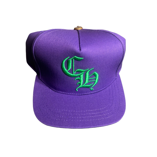 Chrome Hearts Purple CH Trucker Hat