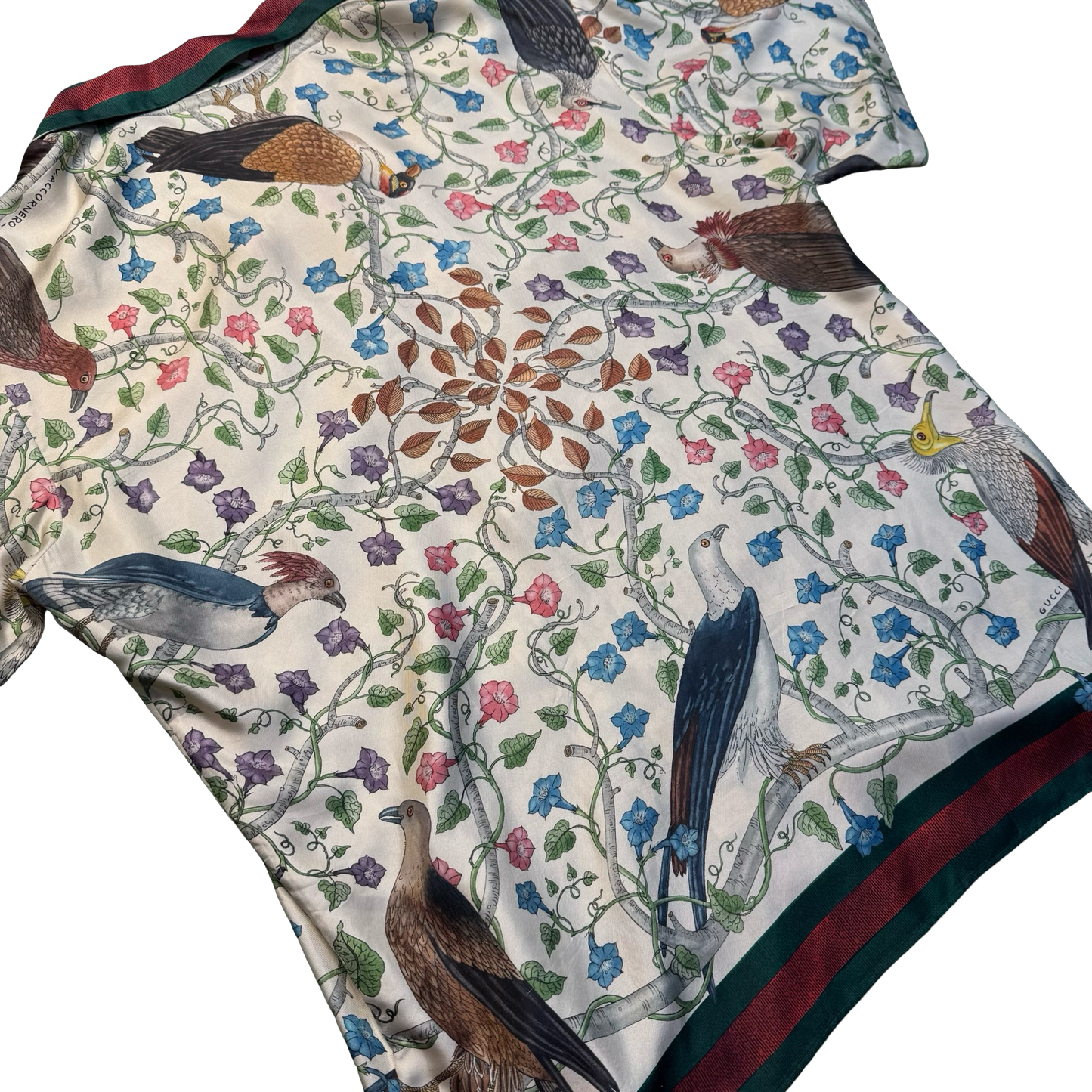 Gucci “Birds of Prey” Silk Shirt