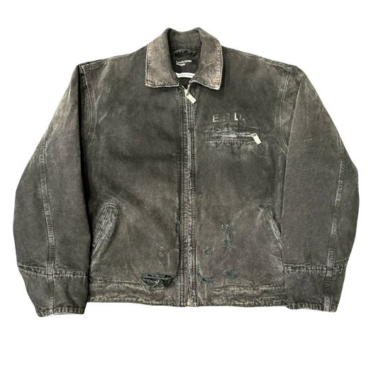 Enfants Riches Deprimes Grey Distressed Work Jacket