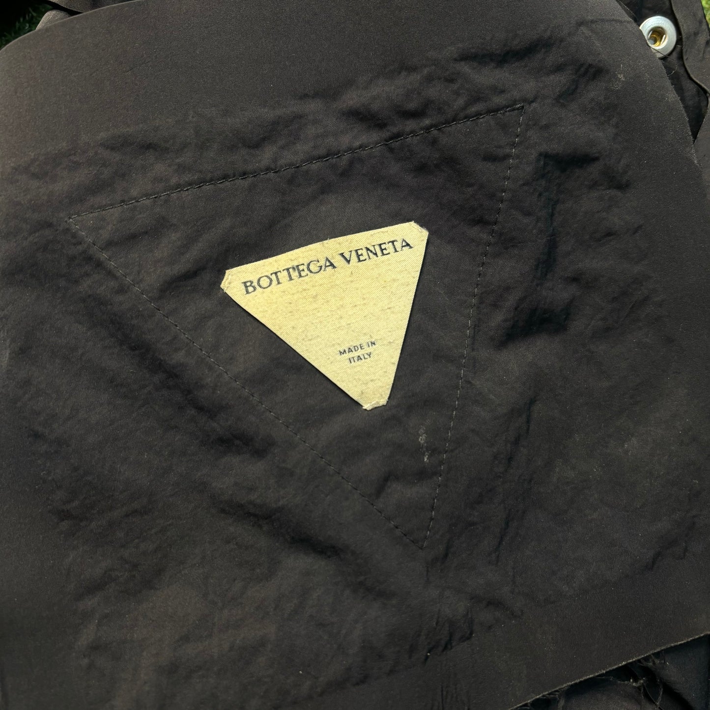 Bottega Vennetta Black Woven Puffer Vest