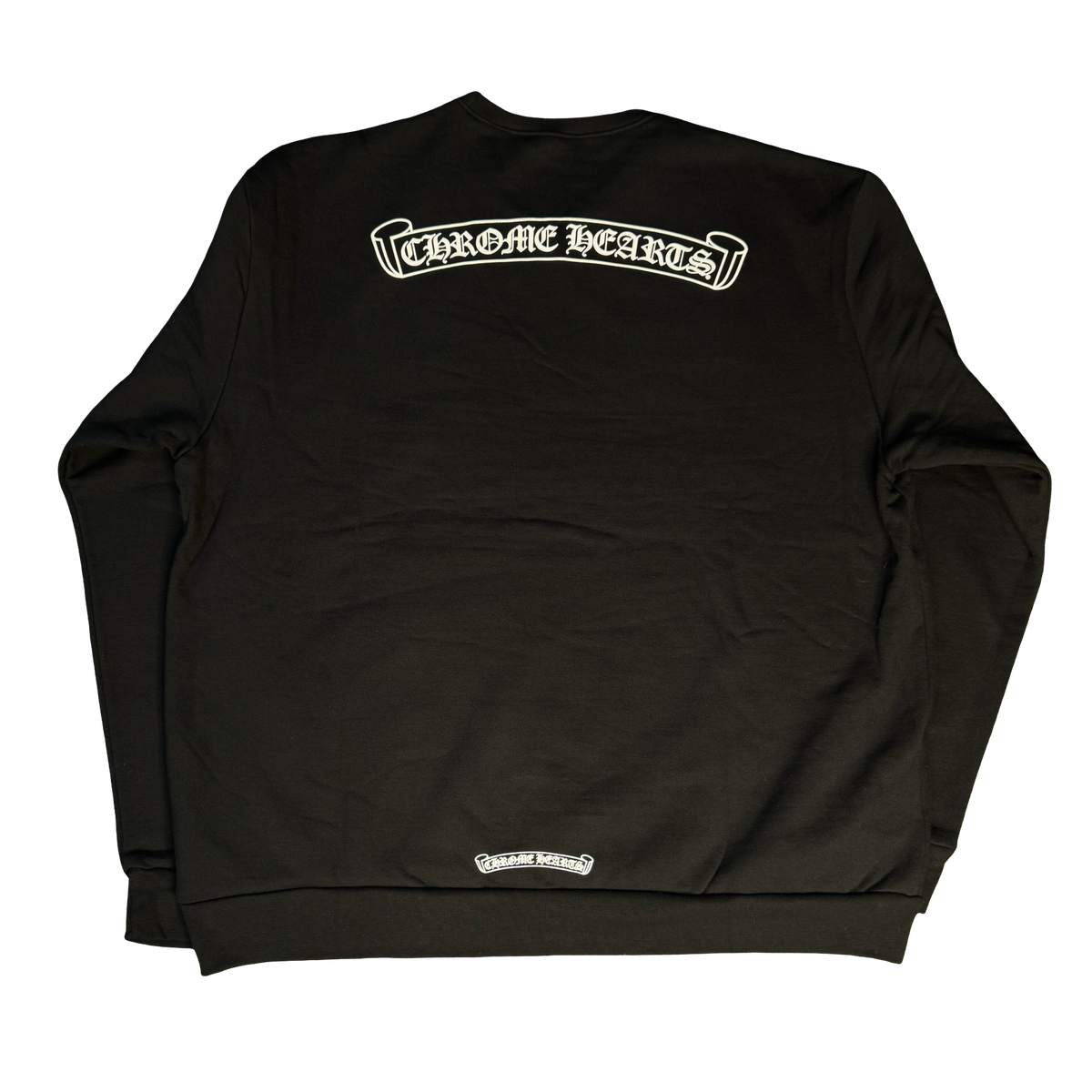 Chrome Hearts Scroll Logo Crewneck