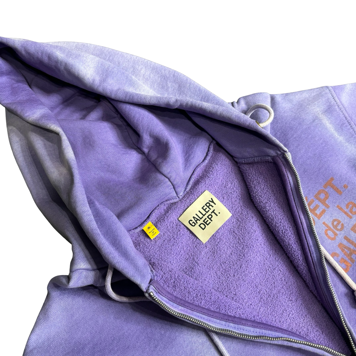 Gallery Dept. Purple Sunfaded Hoodie