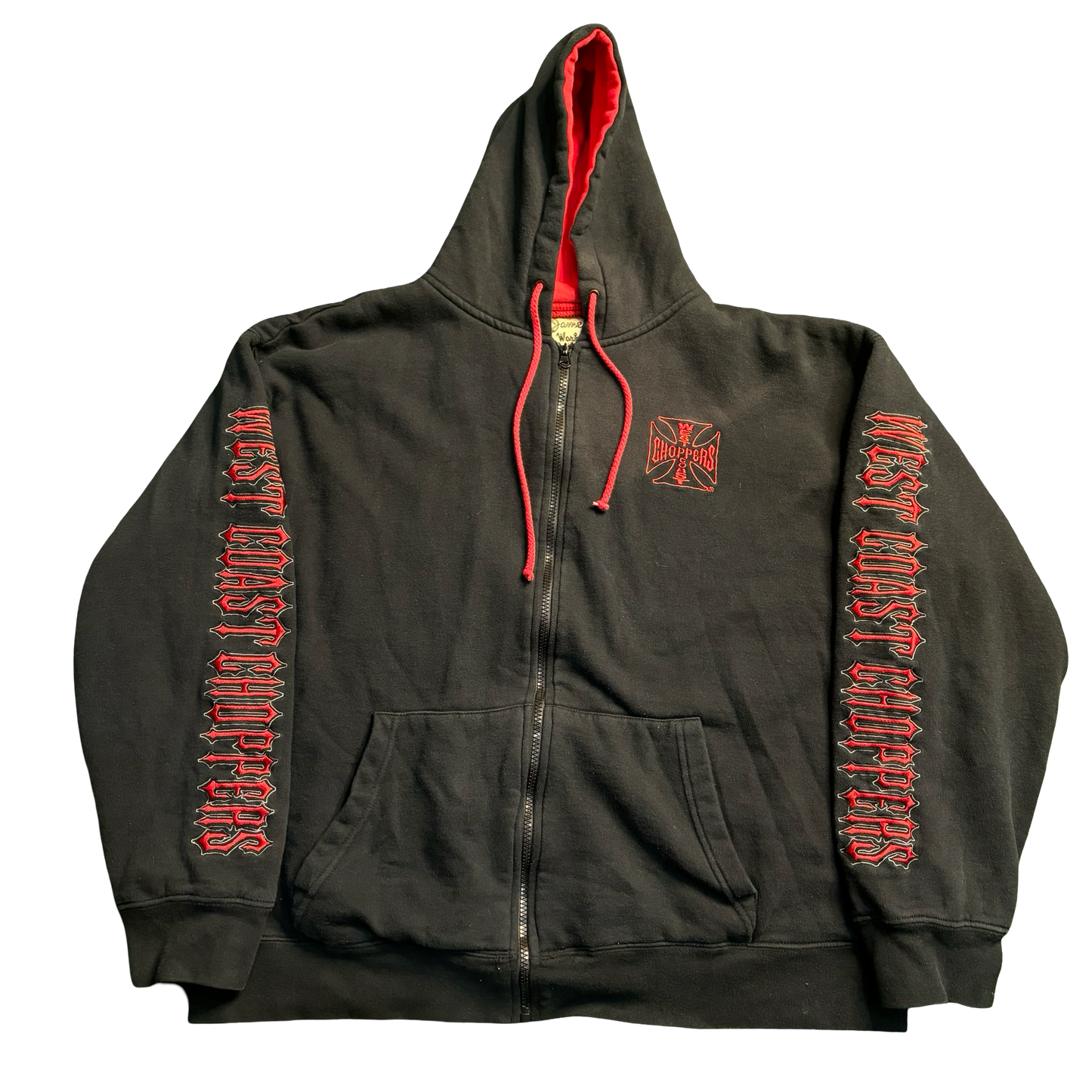 West Coast Choppers Thermal Zip-Up Hoodie