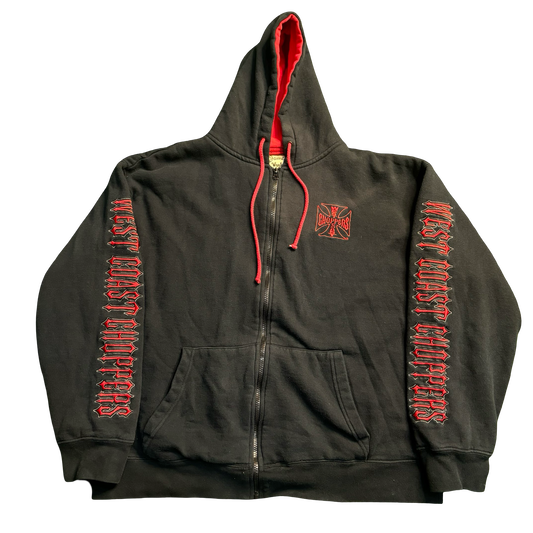 West Coast Choppers Thermal Zip-Up Hoodie