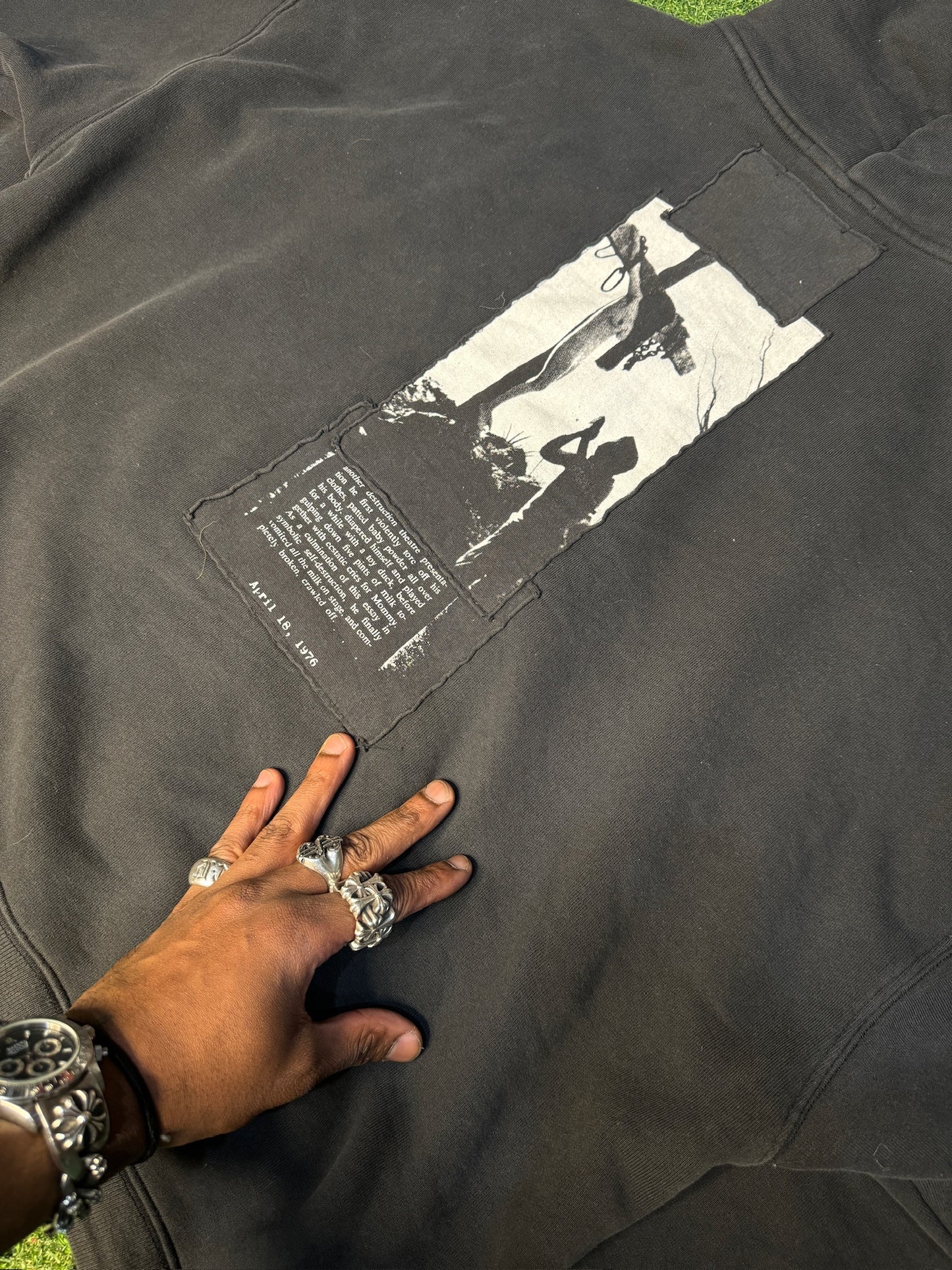 Enfants Riches Déprimés  Artist Defends Baggy Assemblage Zip Up