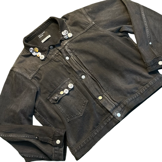Enfants Riches Déprimés Black Type VII Pin Assemblage Denim Jacket