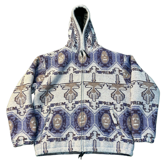 Supreme Woven Hooded Jacket 'Dusty Lilac'