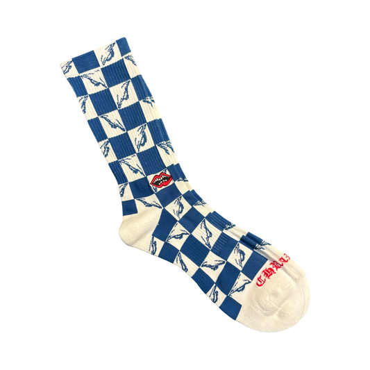 Chrome Hearts Blue Matty Boy Socks