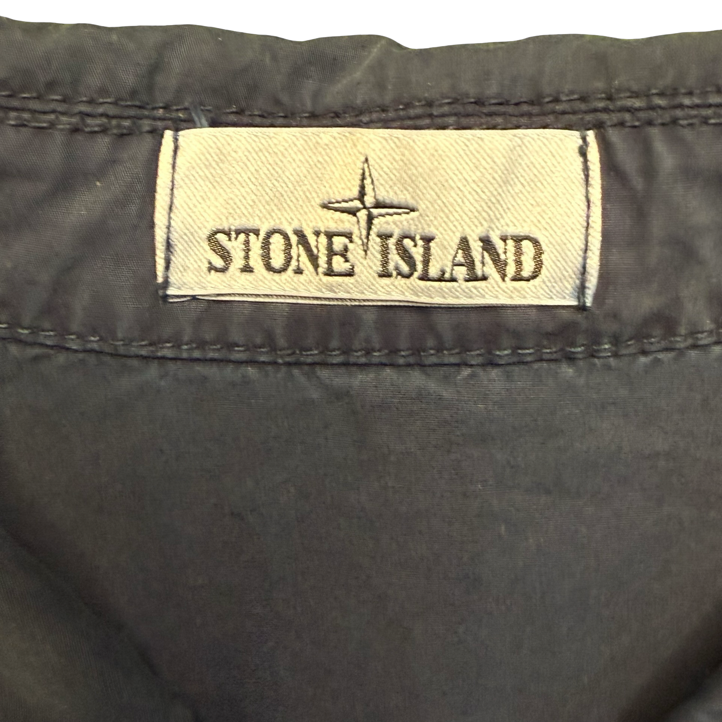 Stone Island Brushed Cotton Canvas Zip Overshirt