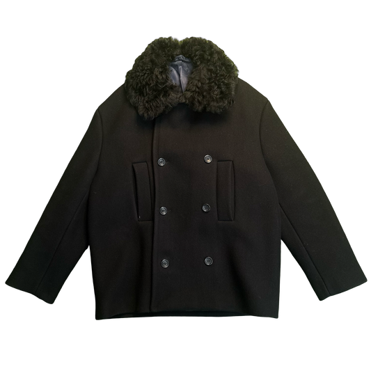 Acne Studios Shearling Collar Padded Jacket