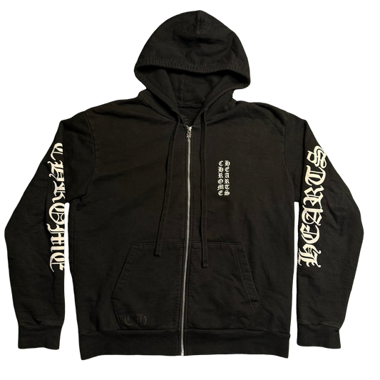 Chrome Hearts Vertical Logo Zip Up