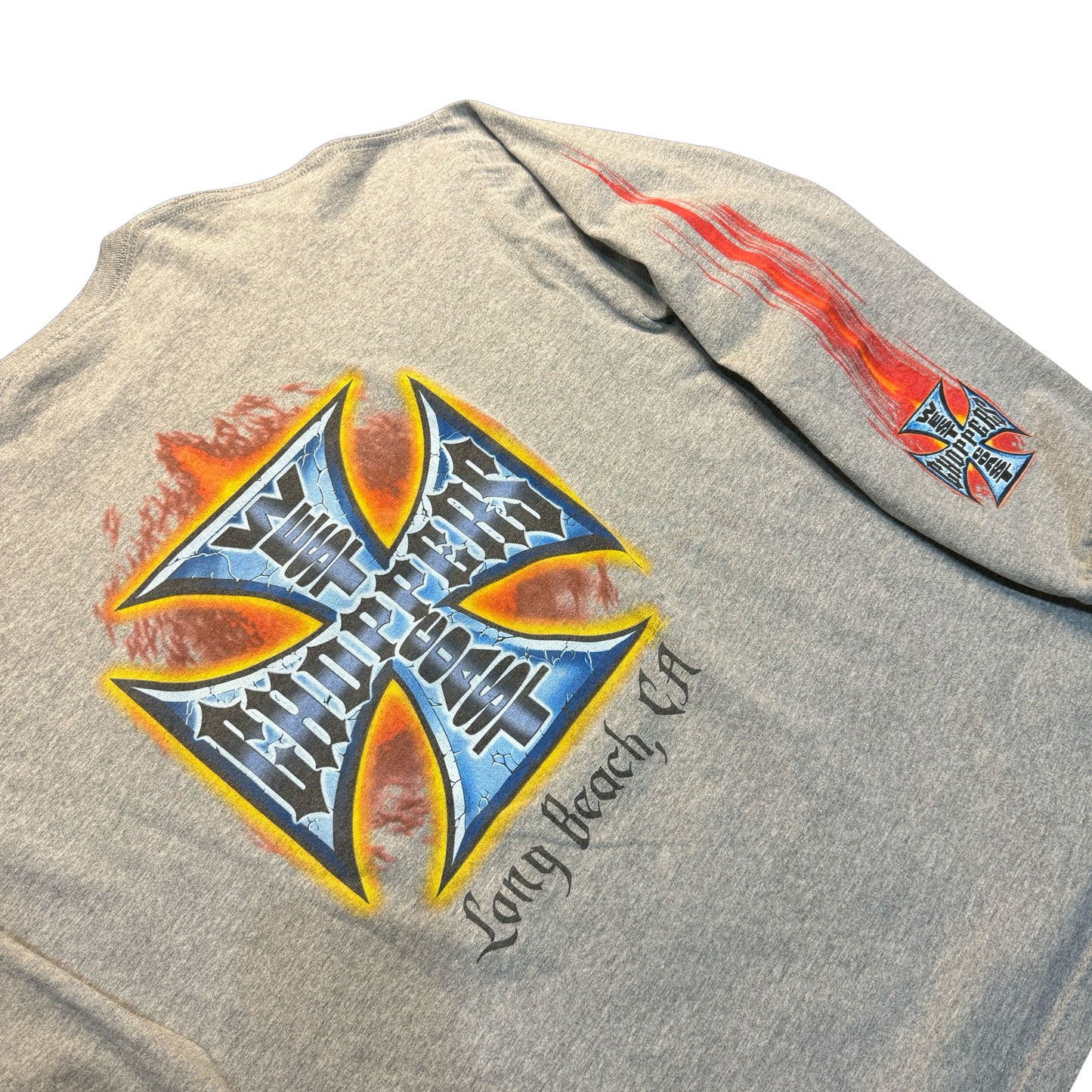 Vintage West Coast Choppers Grey Longsleeve Shirt