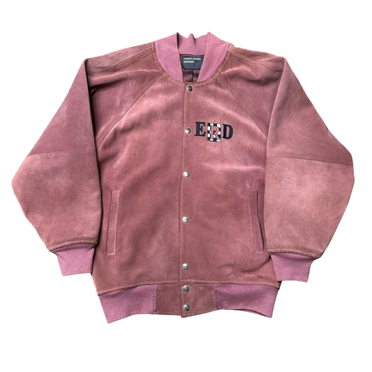 Enfants Riches Deprimes Suede Embroidered Bomber Jacket