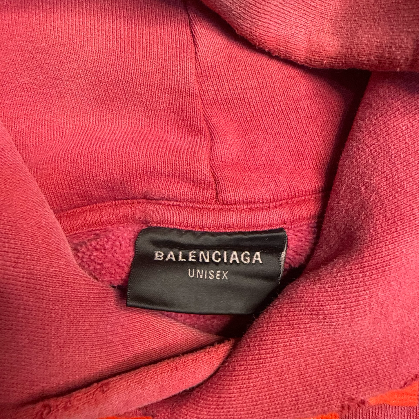 Balenciaga Tape Type Ripped Pocket Hoodie