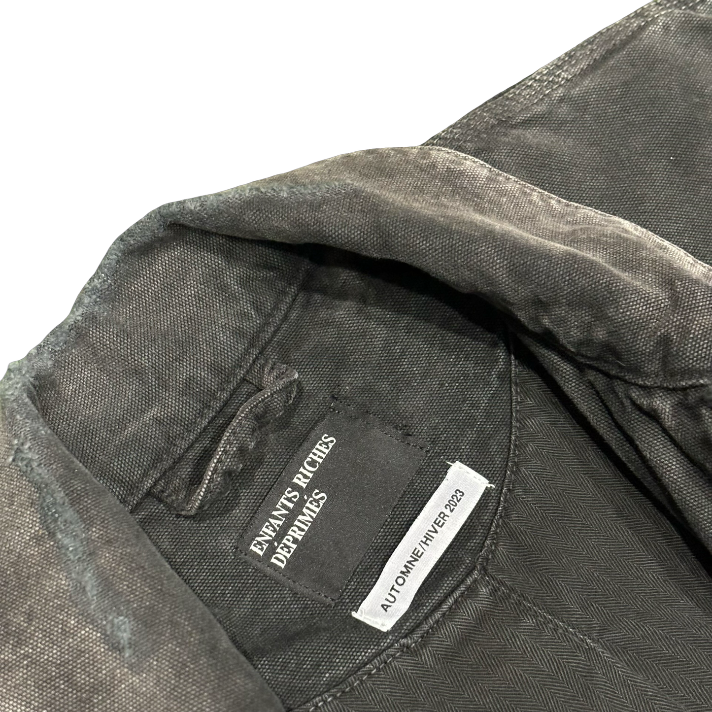 Enfants Riches Deprimes Grey Distressed Work Jacket