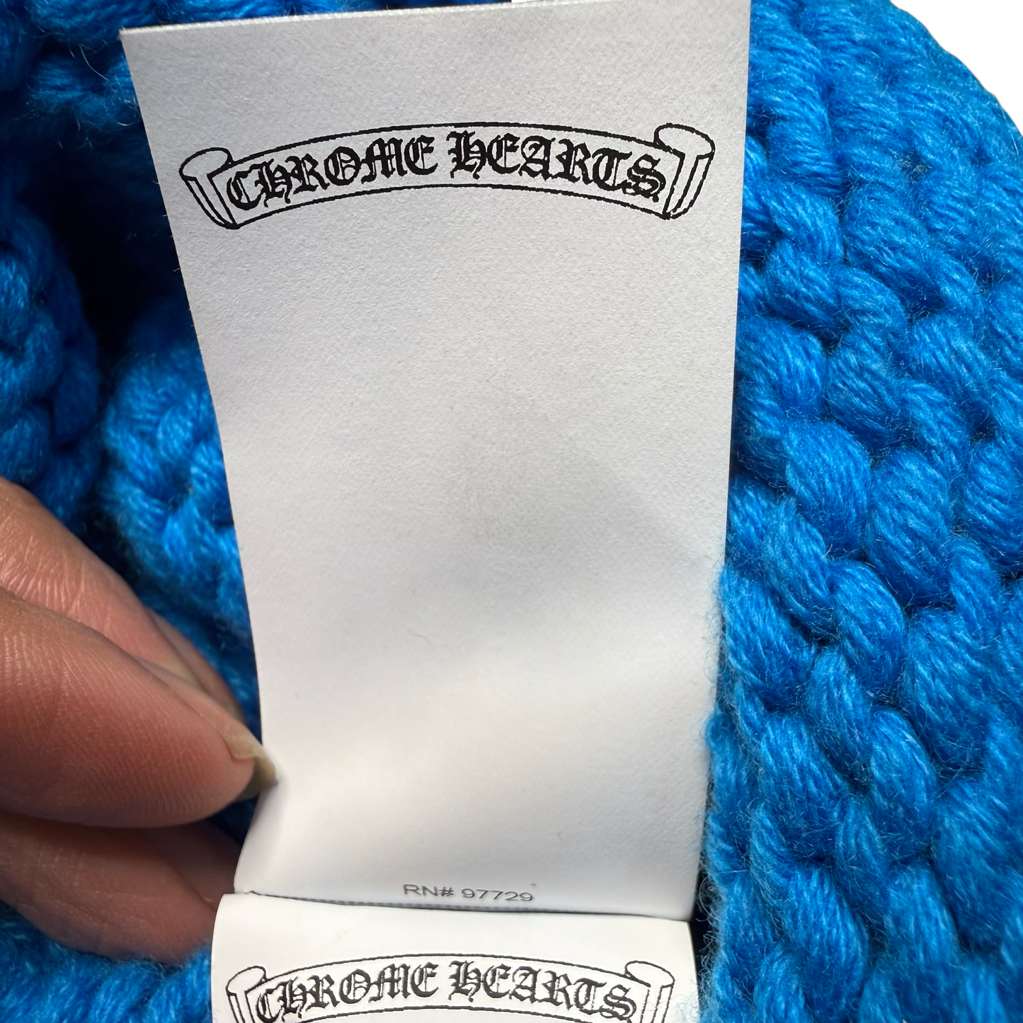 Chrome Hearts Cashmere Cross Patch Beanie