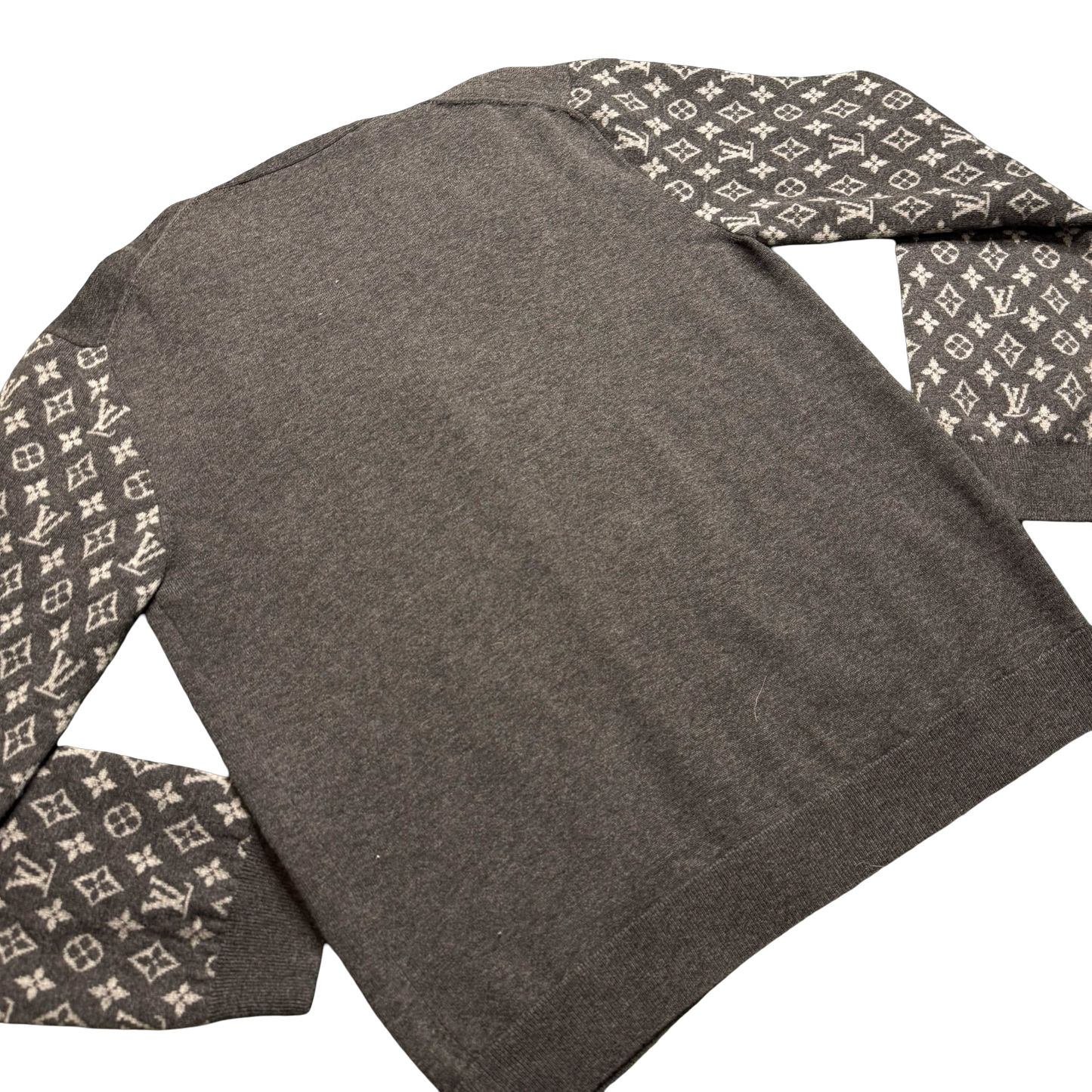 Louis Vuitton Monogram Mix Cashmere Cardigan
