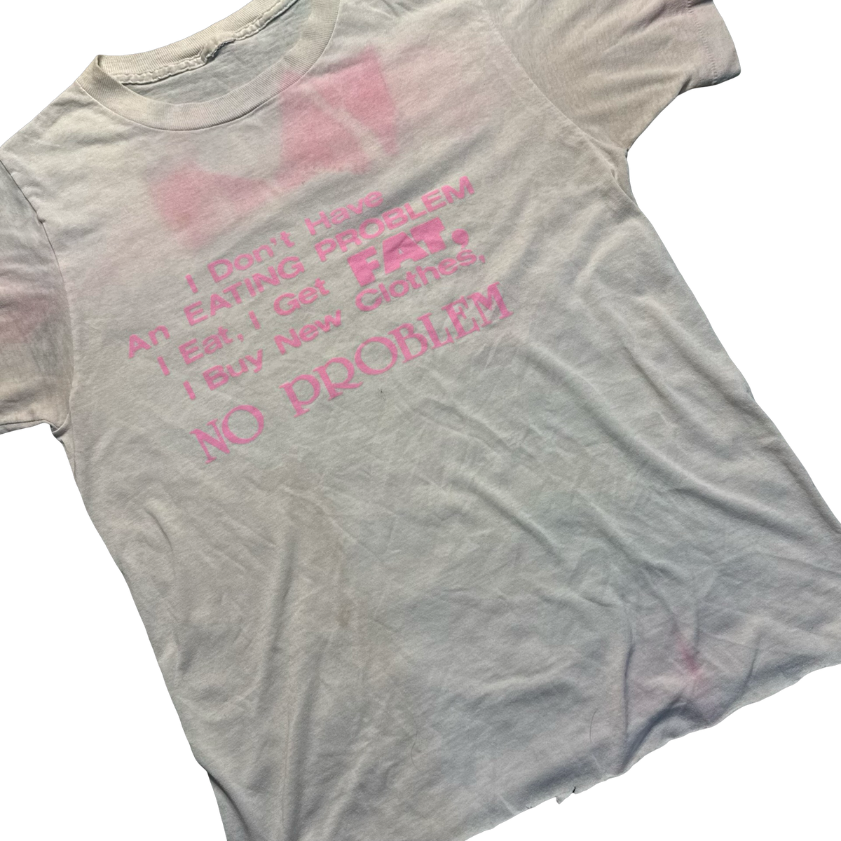 Vintage 1980s I Don't Have An Eating Problem Tee