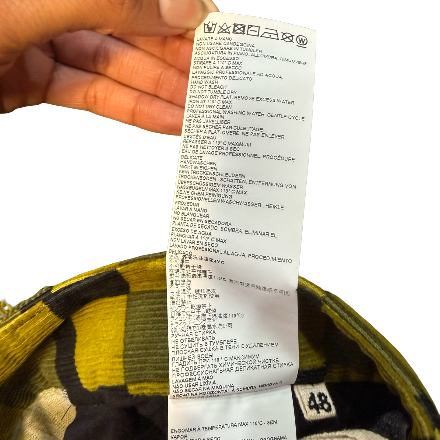 Marni Damier Corduroy Cargo Trousers