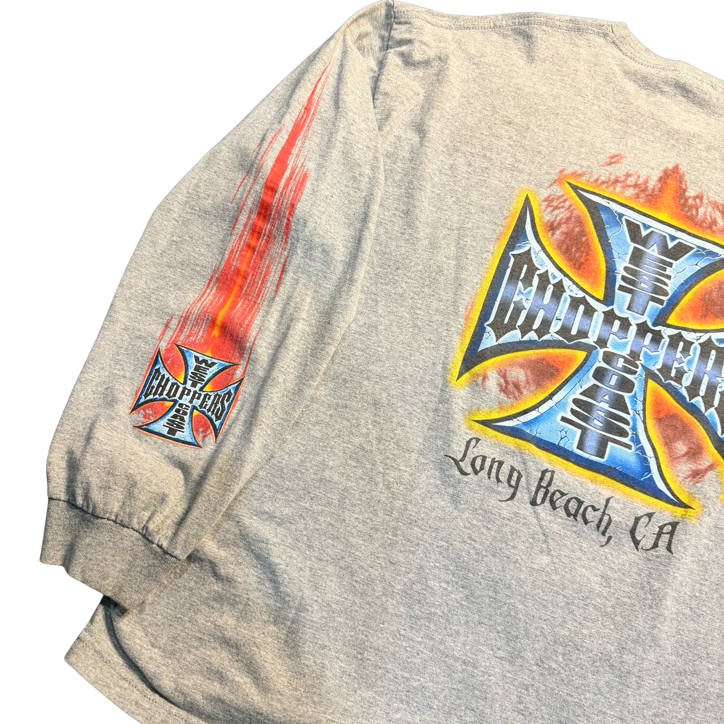 Vintage West Coast Choppers Grey Longsleeve Shirt