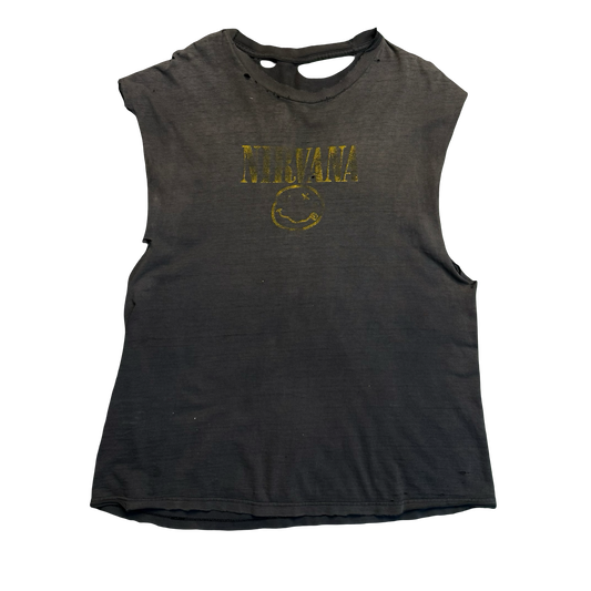 Vintage Nirvana Cut Off Tee