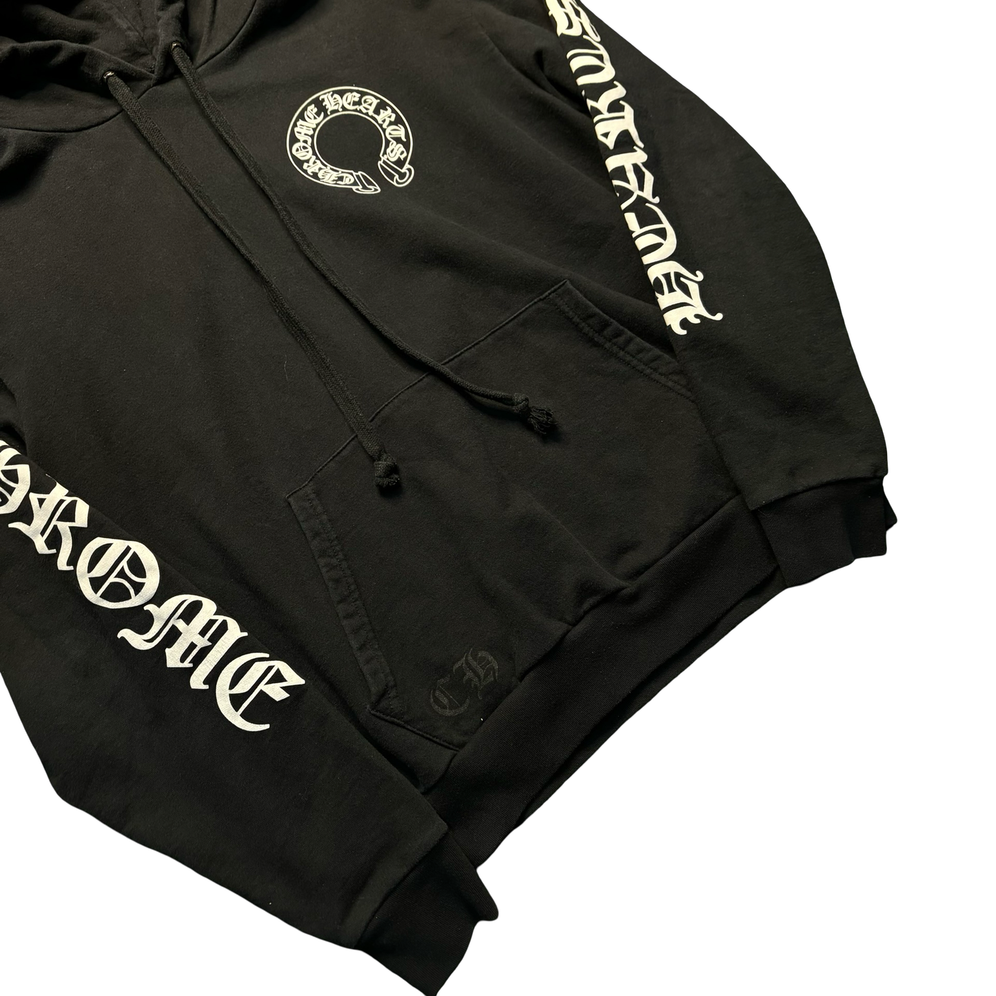 Chrome Hearts Black Chomper Scroll Hoodie