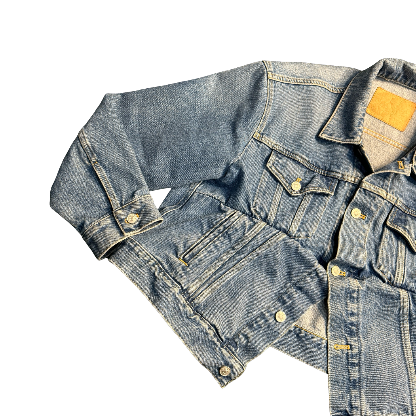 Balenciaga Denim Swing Jacket