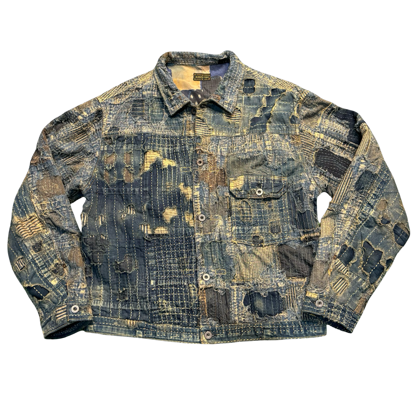 Kapital Distressed Boro Denim Jacket